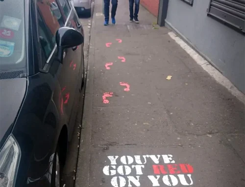 A street teaser for The Edinburgh Film Festival