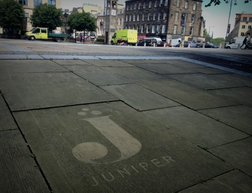Clean Wash Reverse Graffiti Edinburgh Campaign for Juniper