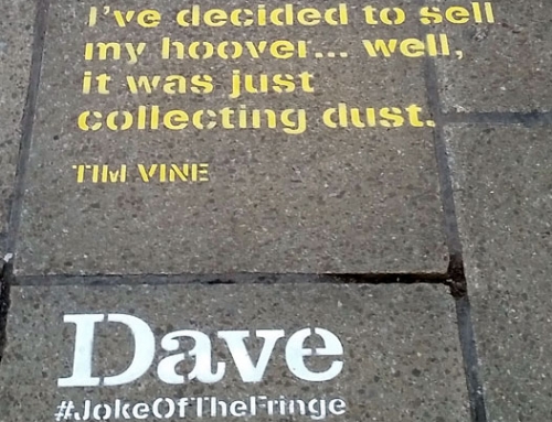 Dave Fringe Street Advertising: Comedy On The Streets
